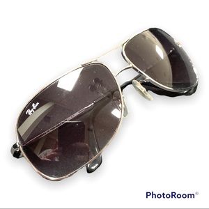 SALE! Ray-ban Pilot Sunglasses- RB3267 polished silver frames
